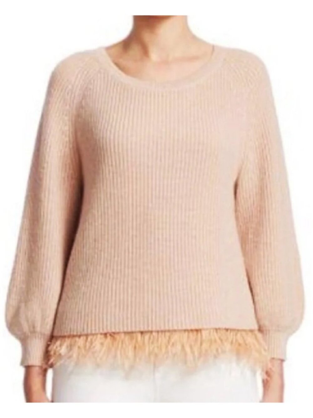 Alice + Olivia Combo Top/Sweater Size XS Pink/Beige
